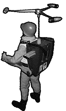 action figure with copter backpack